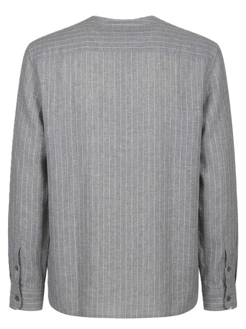 Camicia Ricerca Lardini grigio medio gessato Lardini | PAWALIDPACA66204930 BI